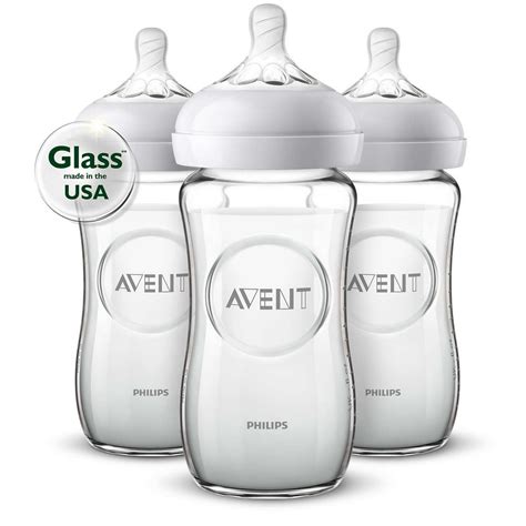 avent glass bottles